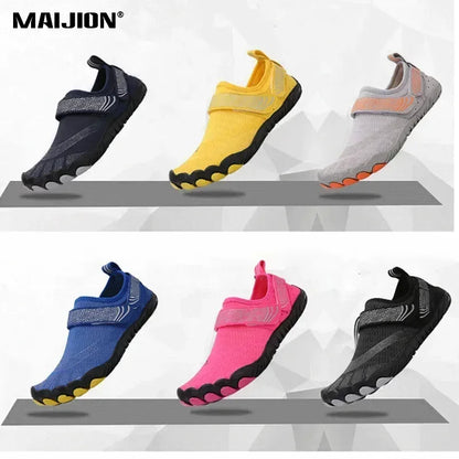 Men Women Elastic Beach Barefoot Seaside Aqua Shoe Quick-Dry Breathable Surf Wading Shoe Non Slip Upstream Swimming Water Shoe