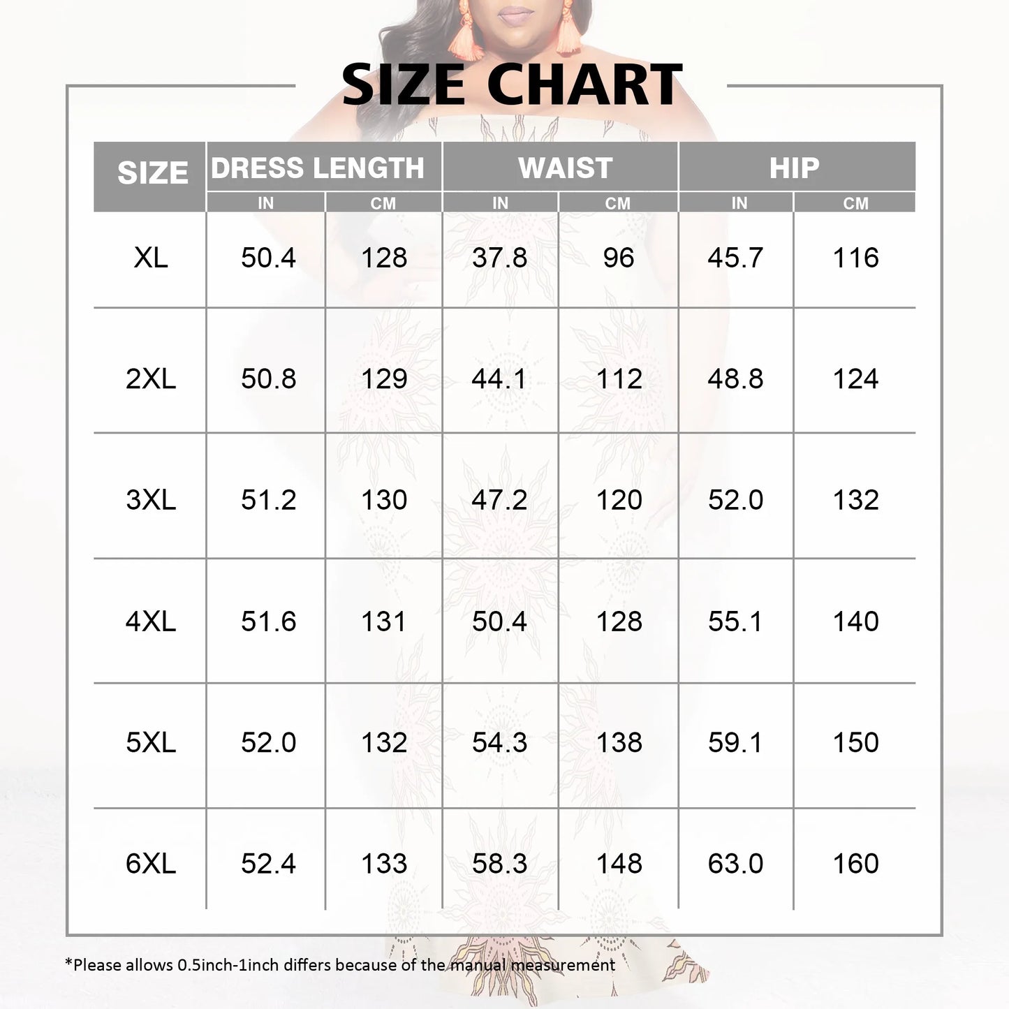 Plus Size Strapless Maxi Dress with Stylish Gold Geometric Design, Modern and Trendy