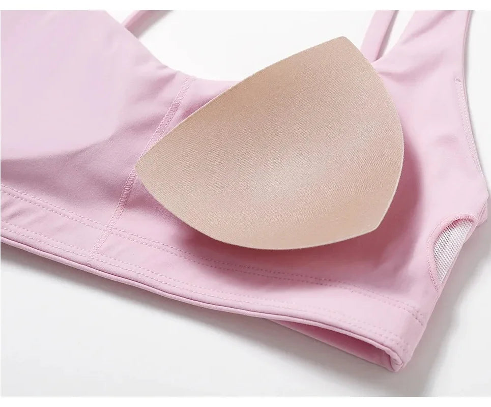 Sexy Sports Bra Gym Top Women Training Running Yoga Bra Stretch Women Sports Underwear Push Up Fitness Workout Women Tank Tops