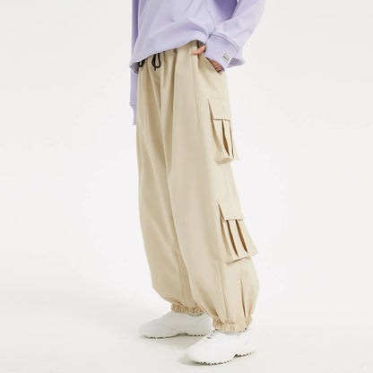 Oversize Winter Ski Pants 3L Snowboard Pant Thicken Thermal Waterproof Breathable Outdoor Sports Warm Women's Men's Ski Trousers