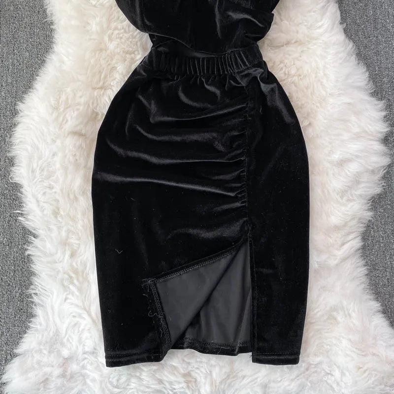 Leopard Print V-neck Sexy Bodycon Mini Dress Women Fashion Spring Autumn Sleeveless Cut Out Waist Backless Party Velvet Dresses