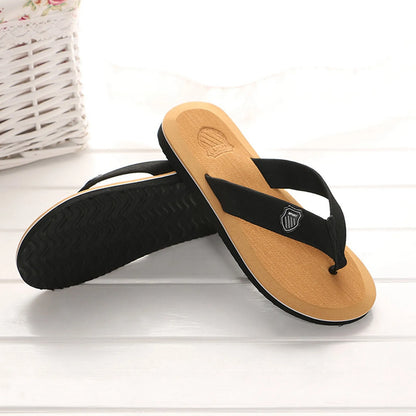 Men'S Flip Flops Simple Men'S Flip Flops Lightweight Casual Slippers Non-Slip Clip Foot Beach Vacation Seaside Play Comfortable