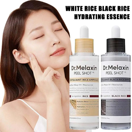 Dr.Melaxin Peel Shot Glow Black Rice Peeling Ampoule Soft Exfoliating Scrub Dead Skin Care Korean Skincare