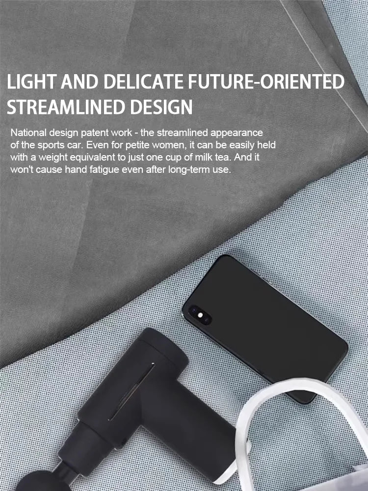 Mini Muscle Massage Gun Body Massager Deep Handheld Percussion Massager For Body Back Neck Leg Cold And Hot Compress Fascia Gun