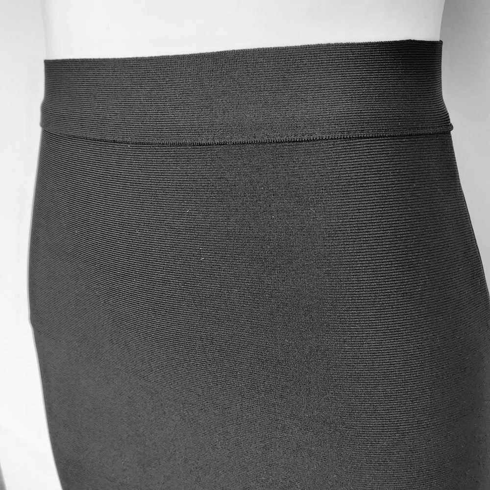 BEAUKEY Classic Black Bandage Skirts For Women High Quality Elastic Pencil Elastic Skirts Vintage Office Lady Skirt Maxi Cheap