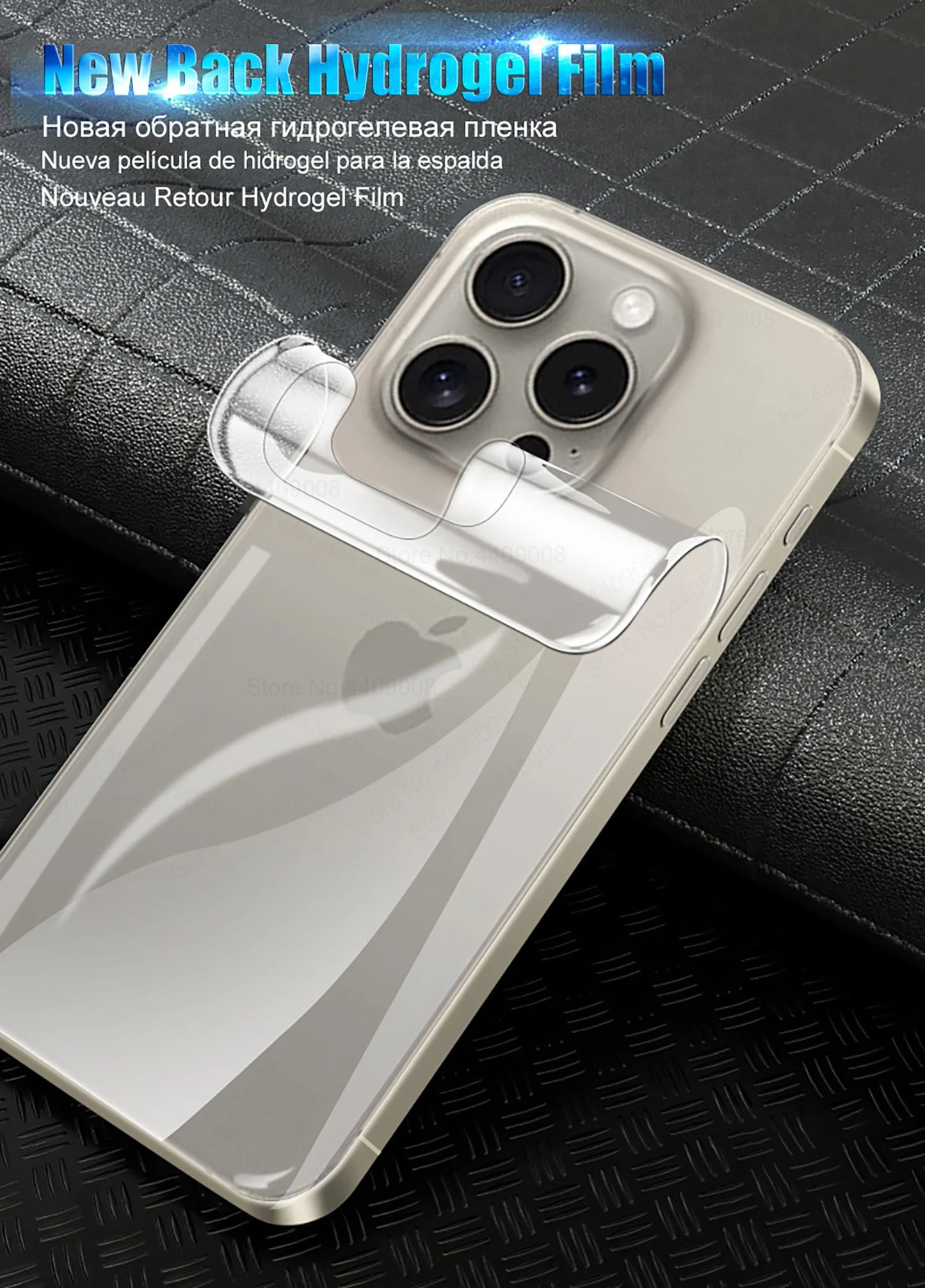 3Pcs Back Hydrogel Film For Apple iPhone 17 16 Pro Max Air Full Cover Screen Protection Clear Film HD Stickers Phone Accessories