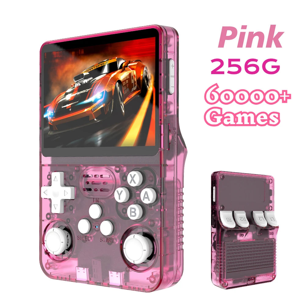BOYHOM 256G 128G R36S Retro Handheld Game Console Linux System 3.5 Inch IPS Portable Pocket Player 64GB Video Gaming Kids Gifts