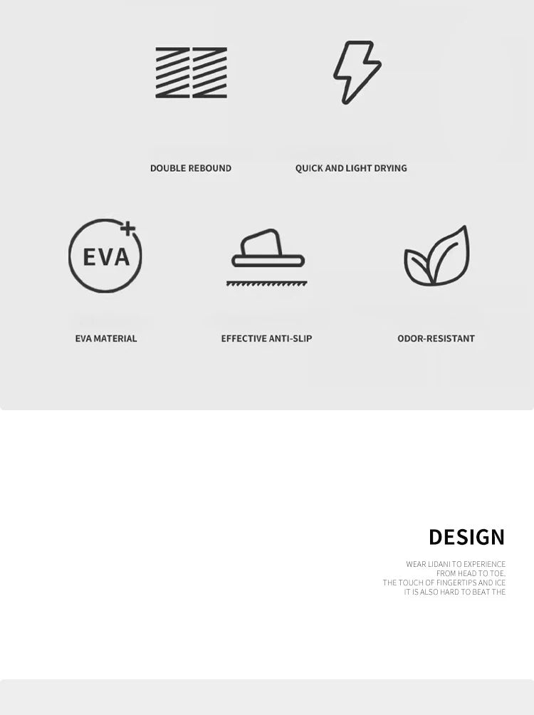 Super Cool Beach Sandals Comfortable Thick EVA Soles Antislip Outdoor Slippers Fashion Slides Street Normal Style Shoes