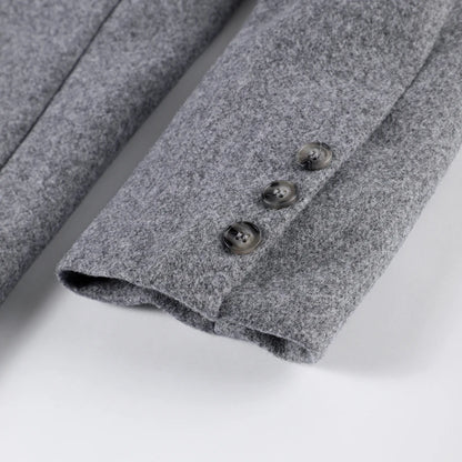 Solid Warm Elegant Women Coat Turn-down Collar Long Sleeve Jacket Casual Winter Autumn Long Outerwears Lady Fashion Loose Coats