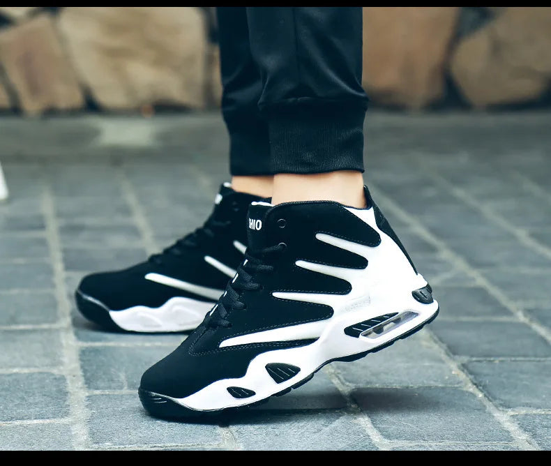 High Top Men Sneakers Fashion Breathable Running Shoes for Men Versatile Basketball Shoes Designer Men Sport Shoes Tenis Hombres