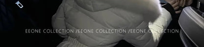 White Large Fur Collar down Jaet Women's 2025 Winter New Design Ultra Slim Lightweight Hooded White Du down Outerwear