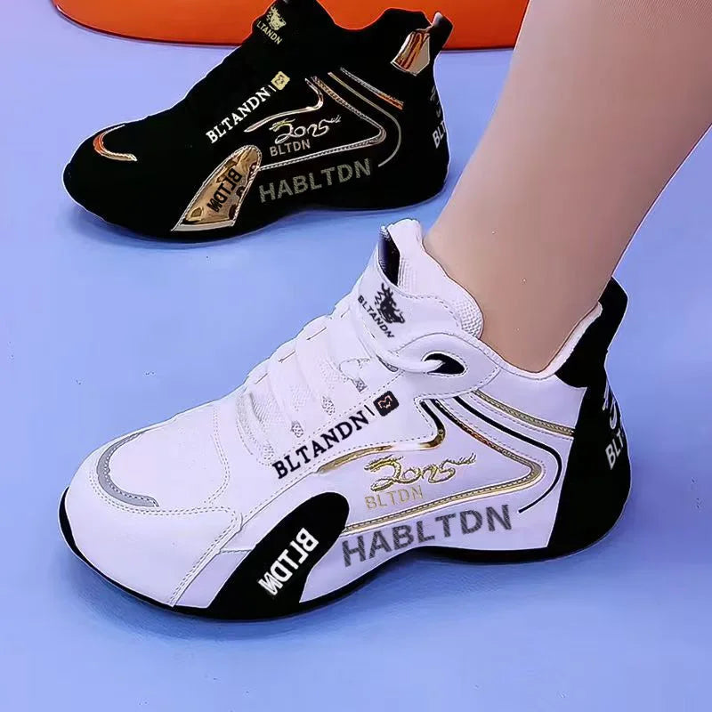 Sneakers Women Autumn Breathable Ladies Lightweight Lace Up Vulcanized Shoes for Women Walking Designer Shoes Zapatos De Mujer