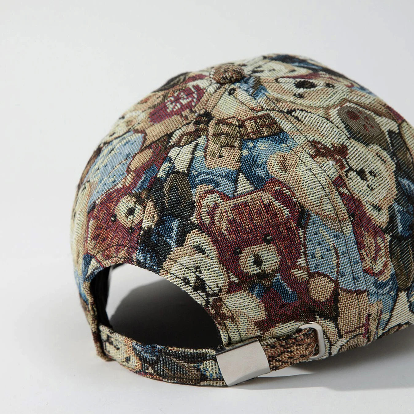 Fashion trend full print cartoon cute bear baseball cap personality casual sunshade hat suitable for daily collocation