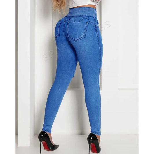 2025 & 20256 New Skinny Jeans for Women Stretch High Waist Vintage Ripped Pants Slim Fit Shaping Trouser Fashion Denim Pants Plus Size