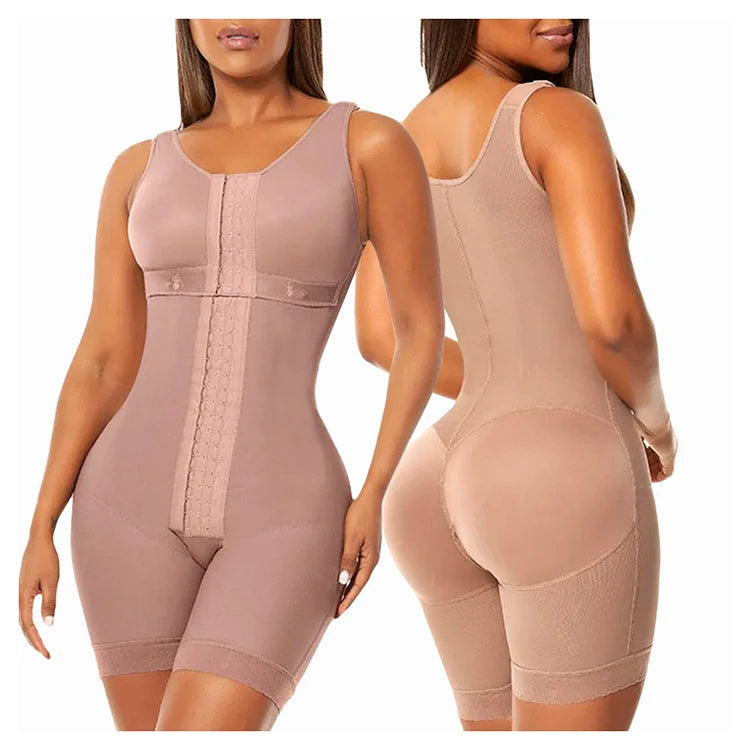 Full Body Corset Bodysuit Carving Shaper Tights Postpartum Girdles Fajas Colombian Sheath Butt Push Up Women Modeling Shapewear