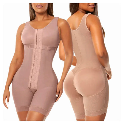 Full Body Corset Bodysuit Carving Shaper Tights Postpartum Girdles Fajas Colombian Sheath Butt Push Up Women Modeling Shapewear