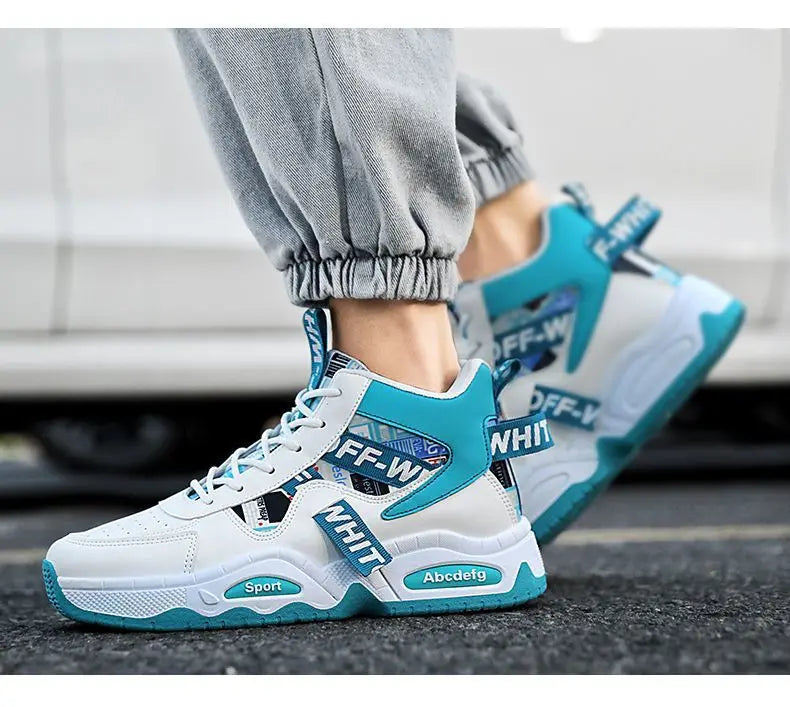 Luxury High Top Men's Vulcanized Shoes Winter Casual Sneaker for Men Ankle Boots Platform Designer Skateboard Tenis Masculino