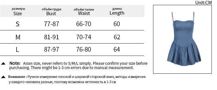 Summer 2025 & 2026 Women's Wrap Hip A-Line Skirt Sexy Bra Imitation Denim Dress European American Style Wrap Dress