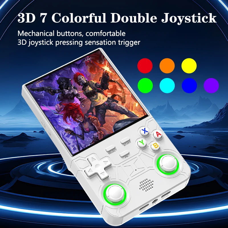 R36 Ultra Console Portable Retro Game 4‘’ IPS Screen Handheld Game Players Emulator Pocket Video Player 64G 128G 20000+ Games
