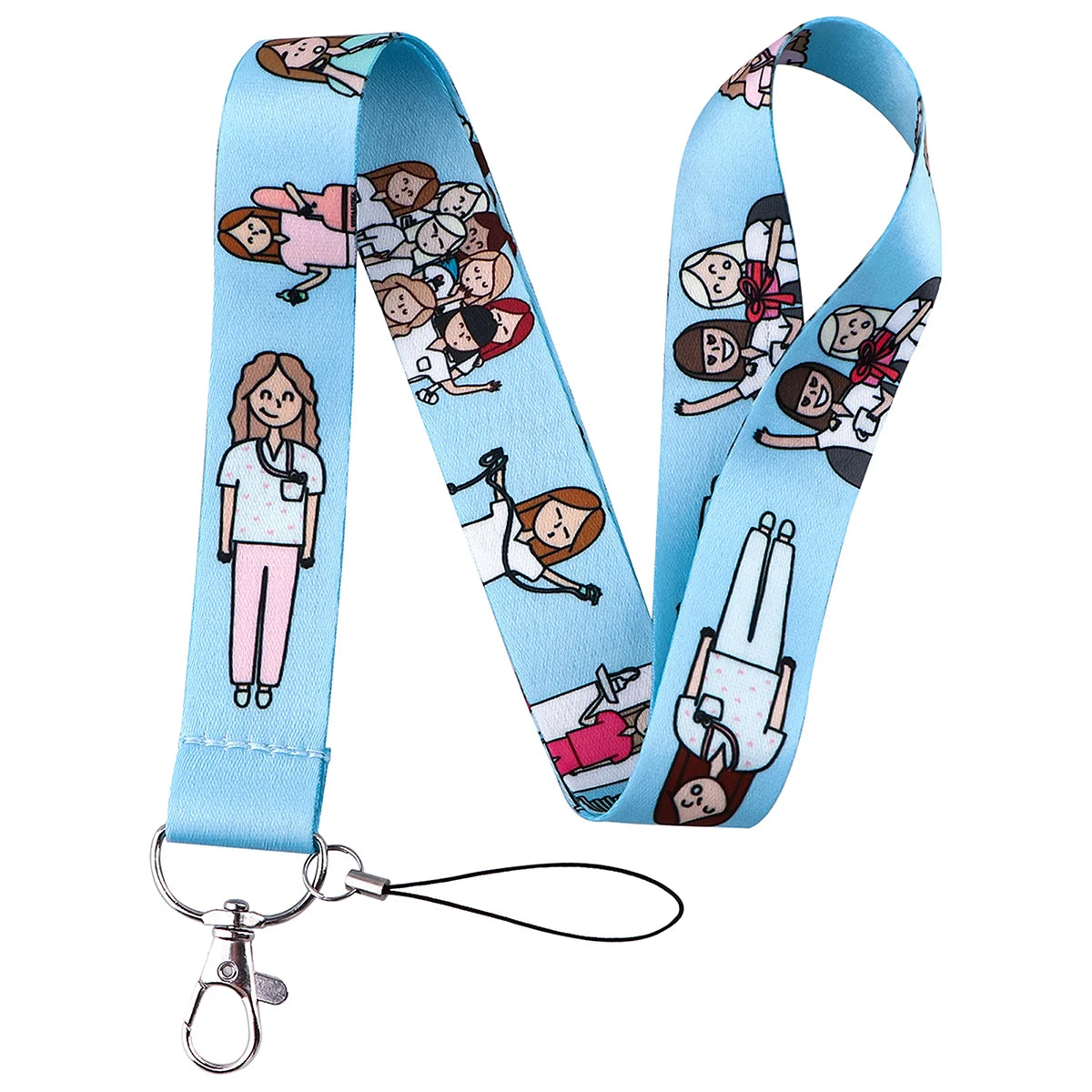 Medical Credential Holder Neck Strap Lanyards for Key ID Card Gym Phone Strap USB Badge Holder Rope Nurse Doctor Accessories