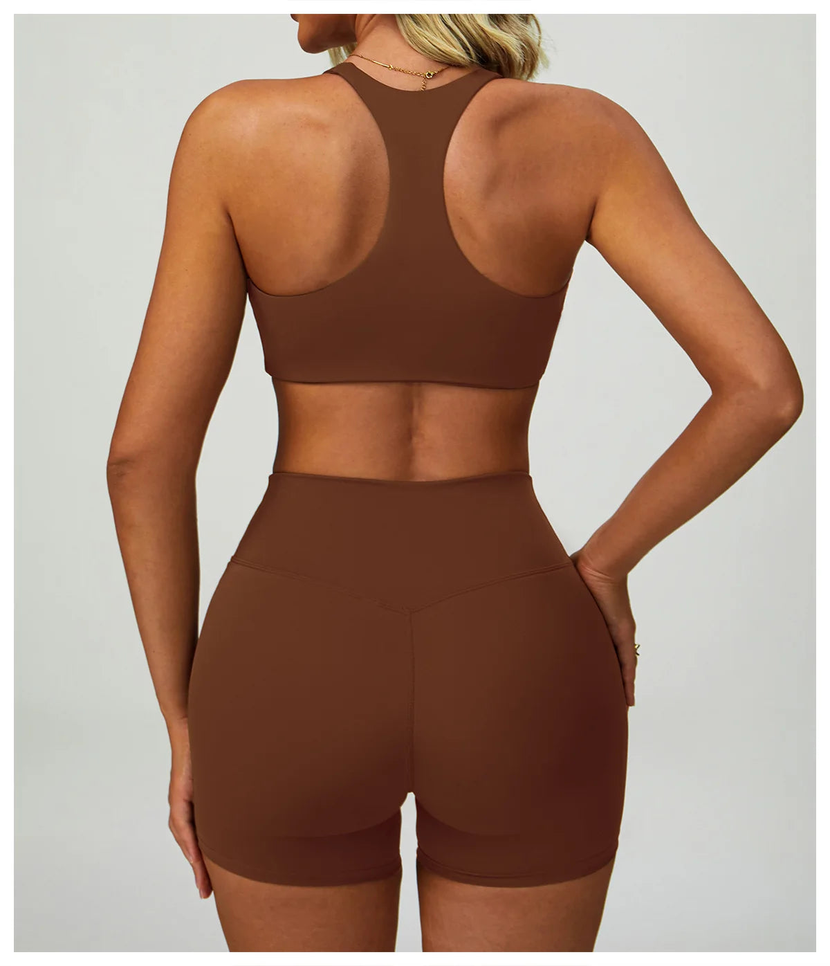 2-3PCS Yoga Suit Women Tracksuit Sports Bra High Waist Leggings Shorts Outfit Gym Set Fitness Push Up Workout Clothes Sportswear