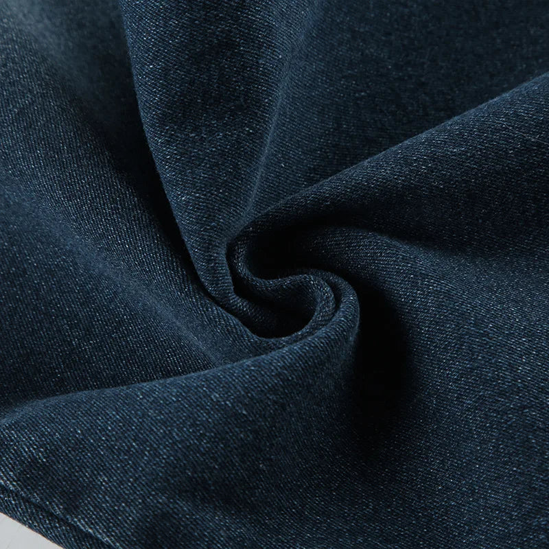 Flare Pants Jeans Women Embroidery Boot Cut Low Waist Washed Distressed Pockets Floor Length Streetwear 2025 Denim Trousers