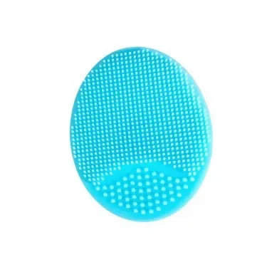New Silicone Face Wash Brush Clean Pores Baby Shampoo Brush Baby Bath Brush Soft Hair Round Shampoo Comb Home Use