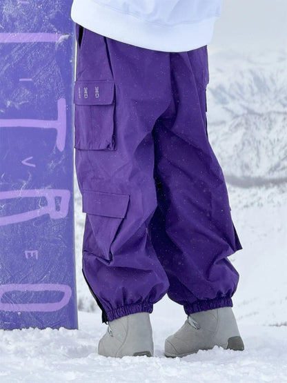 Oversize Winter Ski Pants 3L Snowboard Pant Thicken Thermal Waterproof Breathable Outdoor Sports Warm Women's Men's Ski Trousers