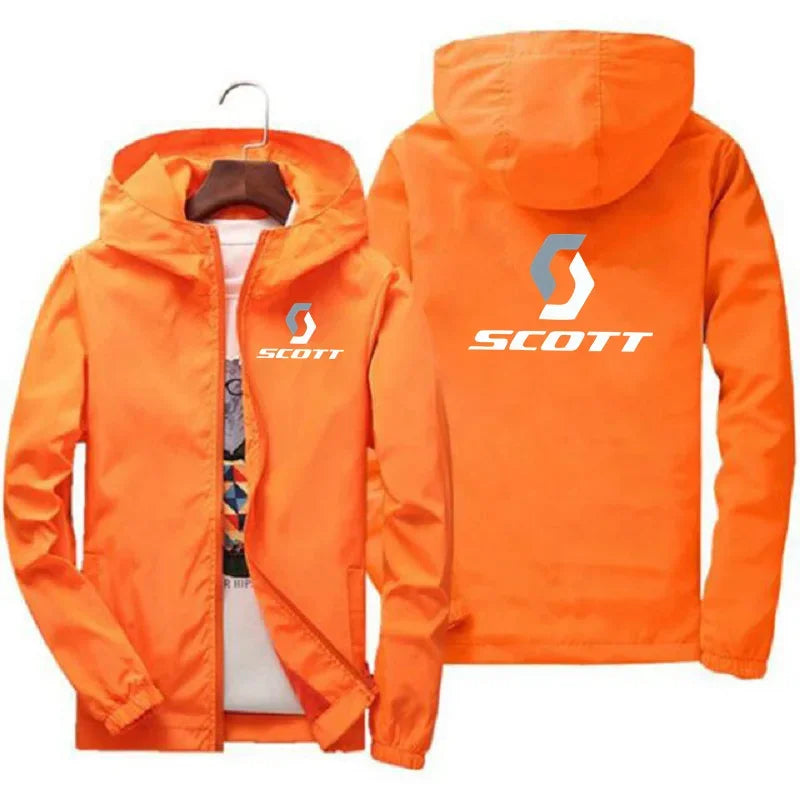 2025 Men's sportswear, SCOTT commuter jacket, warm jacket, zipper sportswear, new autumn and winter sportswearg