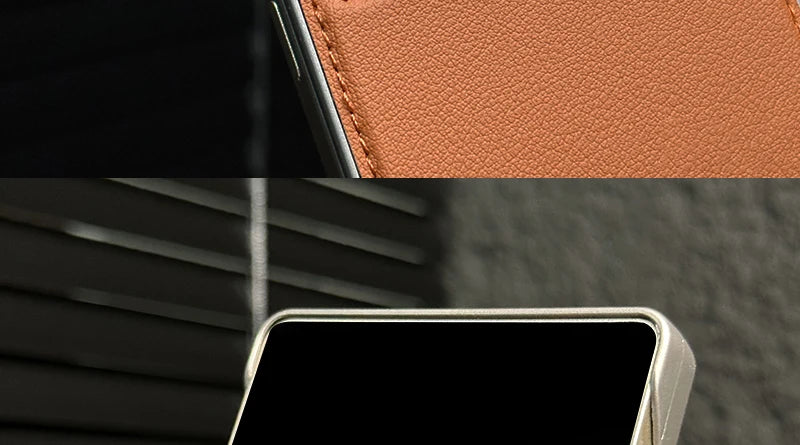 Luxury Leather Frameless Aromatherapy Case for Samsung Galaxy S25 S24 S23 Plus Ultra For Magsafe Magnetic Hybrid Shockproof Capa