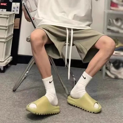 Brand High Quality Super Soft EVA Sole Summer Slippers for Men Bathroom Slippers Home Slides Couple Beach Sandals Male Slipper