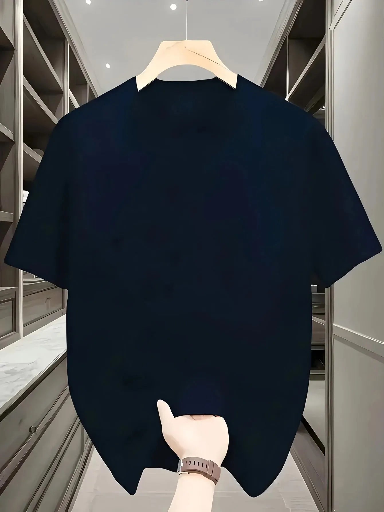 High-quality Digital 404 Print Men Plus-size T-shirt Outdoor Street Fun Sport Casual Trendy Gothic Pure Cotton Short-sleeve Top