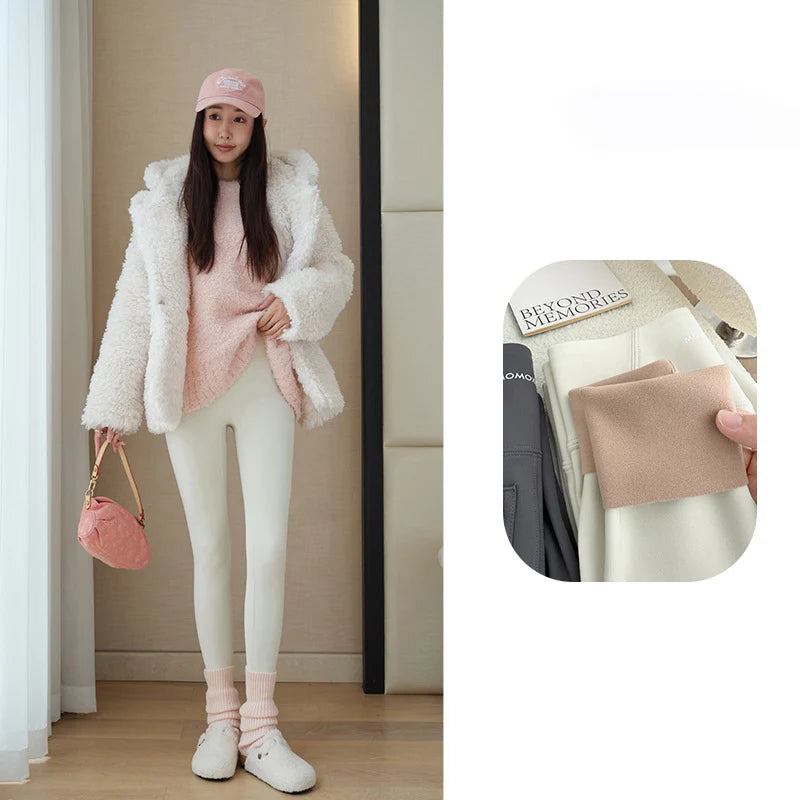 2025 New Pocket Pencil Pants Women Autumn Winter Fashion Slim Fit Fitness Yoga Trousers Woman Sexy Hip Lifting Tight Leggings