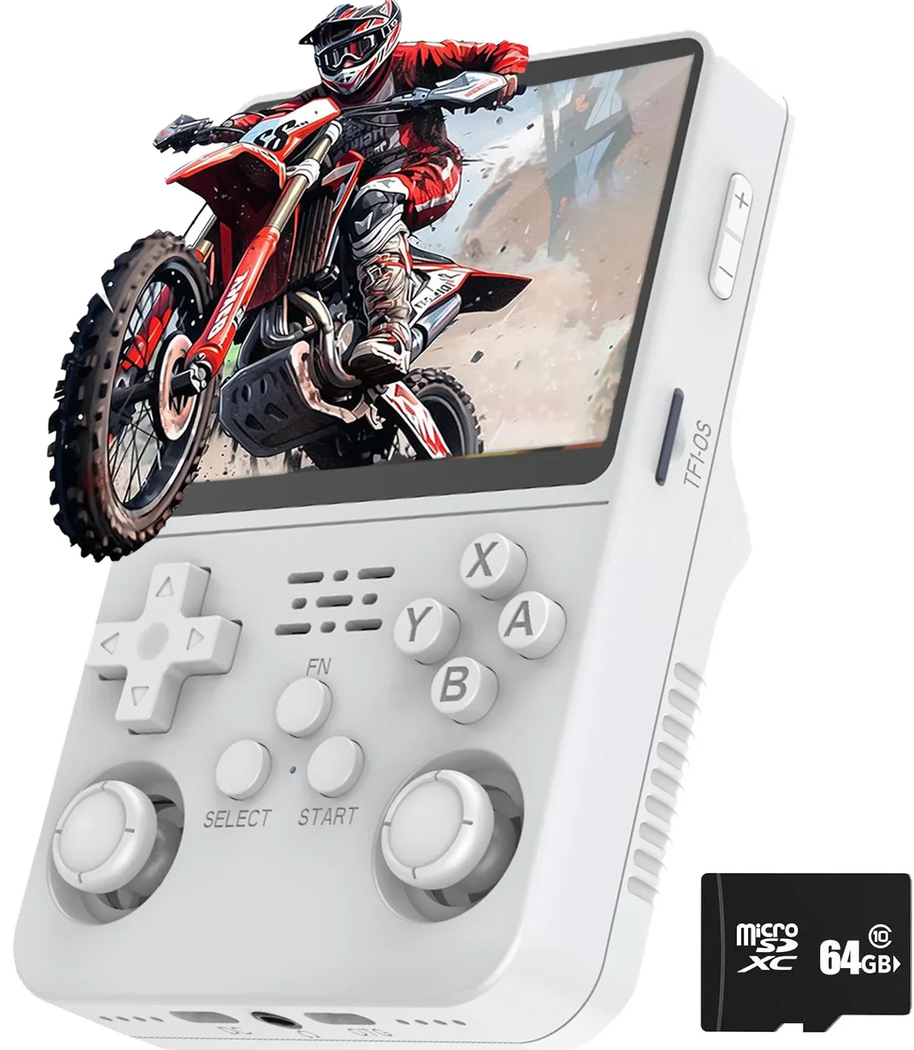 R36S Classic Retro Game Console with ARKOS System Video Games Single Card Portable Hand-held Gaming Console Kids Gift 3.5 Inch