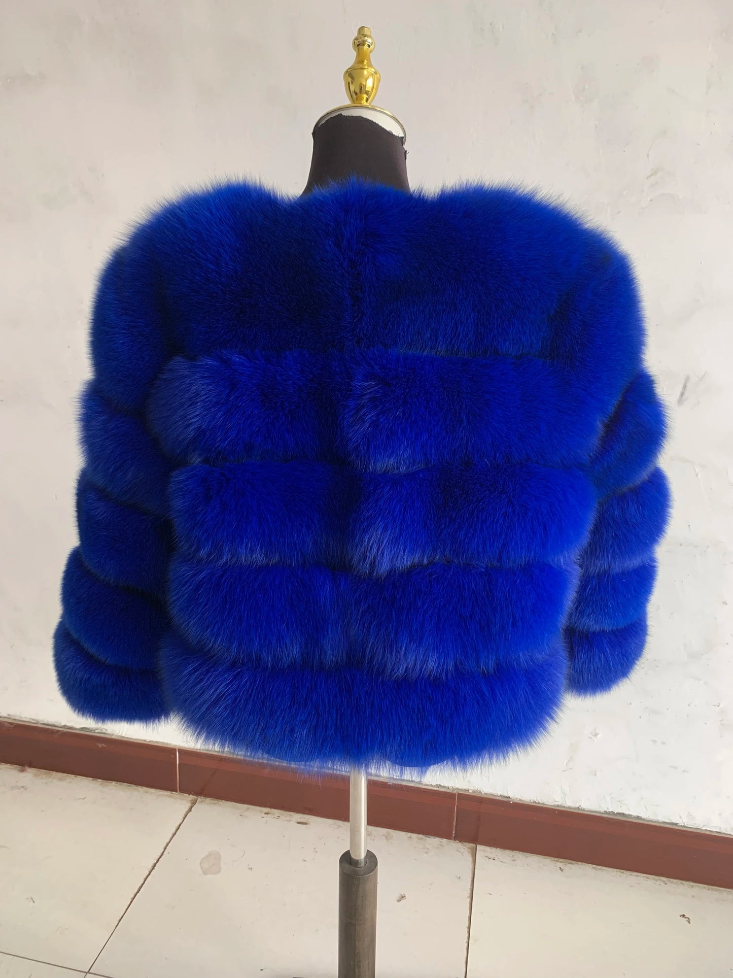New Real fox fur coat women's winter warm 100% natural fur jacket Short Raccoon fur coat women's  high quality hot sale