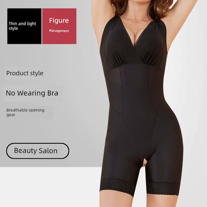 Waist Girdling Body Slimmin Back Release Seamless Genuine Goods Wear-Free Bra