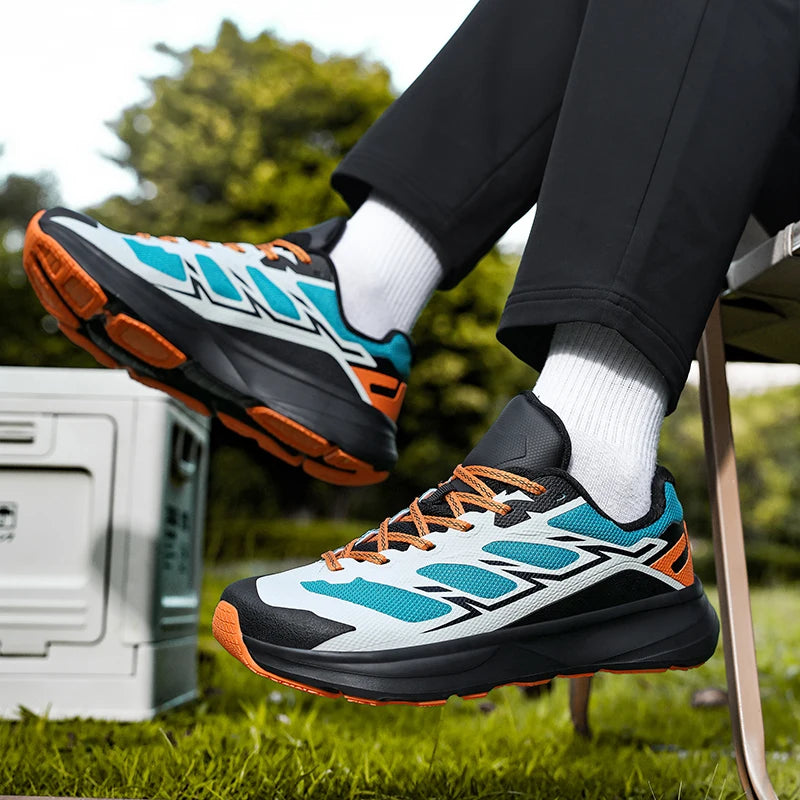 Wide Toe Men Running Sneakers Minimalist Barefoot Shoes Lightweight Breathable Zero Soles Outdoor Man Casual Walking Sport Shoes