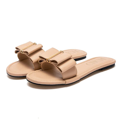 2025 NEW Slippers high quality PU flat women's shoes red shoes luxury brand new listing