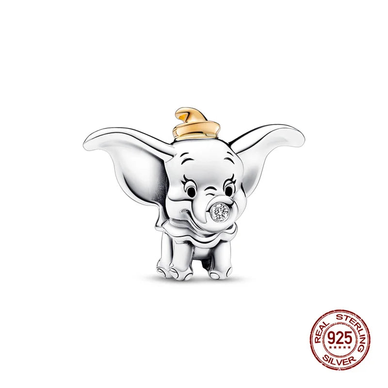 Charms 925 Silver Disney Series-Witch Charms Beads Fits 3mm Original Bracelet Necklace Womens DIY Fine Jewelry Gift Hot Sale