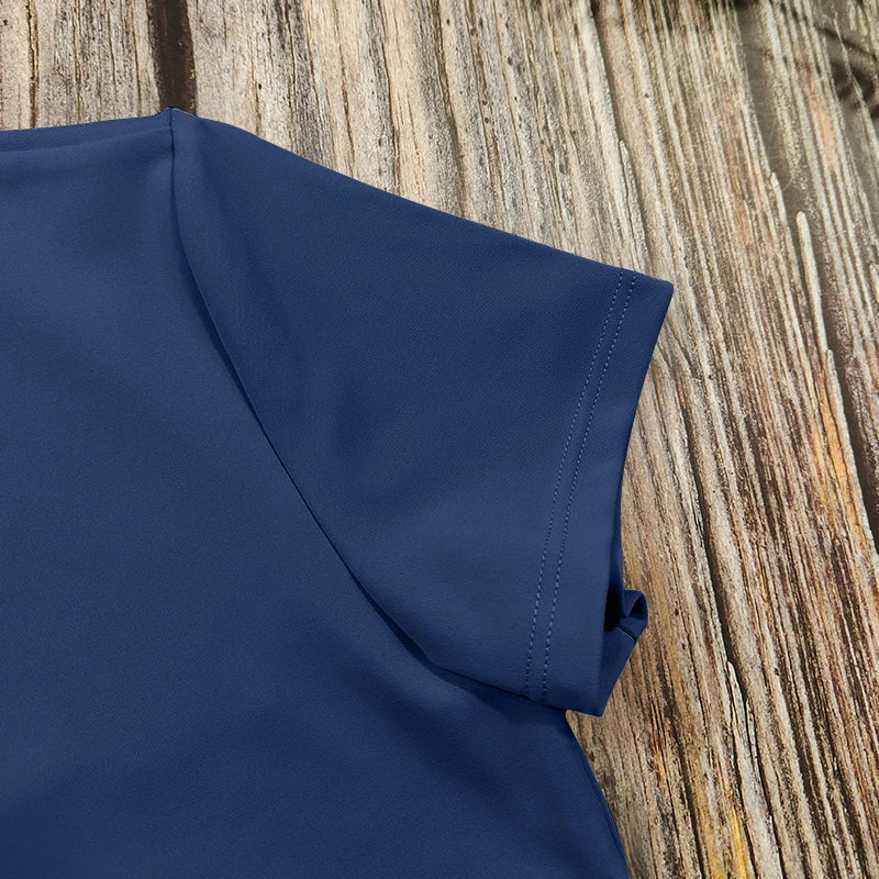 2 Pieces Women Yoga Set Workout Sportswear Gym Clothing Fitness Short Sleeve Crop Top High Waist Leggings Sport Suits