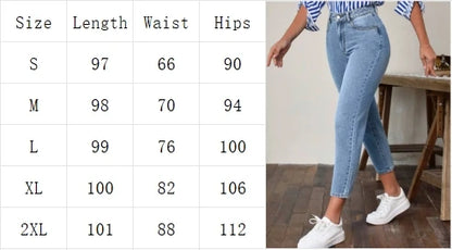 Pocket Micro Elastic Pants High Waist Solid Color Women's Straight Leg Pants Fashion High Street Daily Versatile Spring Jeans