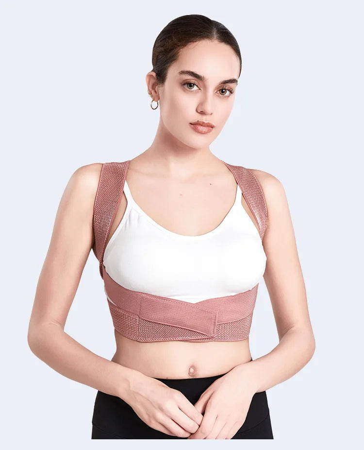 Chest Posture Corrector Invisible Body Shaper Women Adjustable Elastic Back Support Belt Shoulder Brace Body Shaper Corset