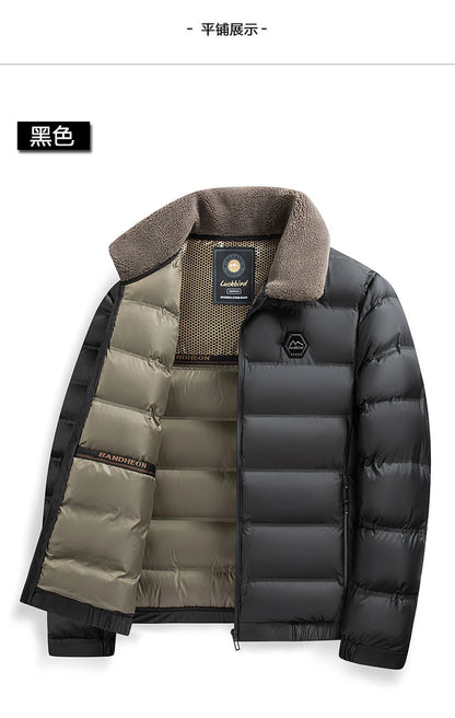 Top Grade Graphene Warmth Technology Men's New Winter Parka Jacket Windbreaker Diamond Quilted Bubble Puffer Coats