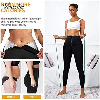 Body Shaper Pants Sauna Shapers Hot Sweat Sauna Effect Slimming Pants Fitness Short Shapewear Workout Gym Leggings Fitness Pants
