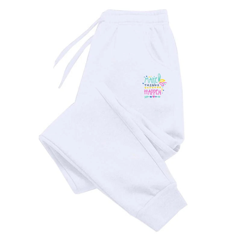 High Quality Fashion Versatile Womens Mens Outdoors Elastic Waist Jogging Casual Sweatpants Sport Trousers