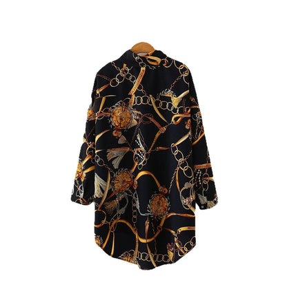 Fashion Women Shirts Vintage Button Tees Blouse Chiffon Sexy Big Large Top Loose Casual Tops Plus Size Cardigan