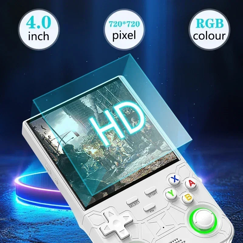 R36 Ultra Console Handheld Game Players 4 Inch Screen Open Source Console Retro Pocket Video Player 128G 20000+ Games