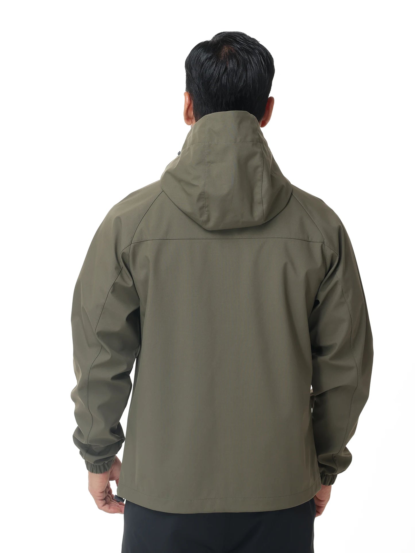 Men's Outdoor Waterproof Windbreak Jacket Lightweight Coat for Camping Hiking Cycling Fishing with Inner Pocket