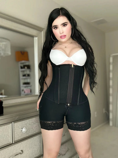 Women High Compression Girdle Shaper Postpartum Belly flat Sheath Waist Trainer  Colombia Abdomen Control Shapewear