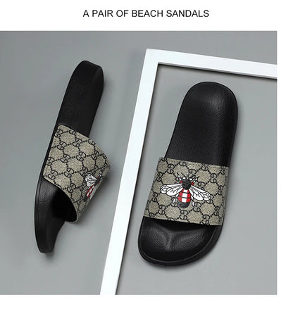 Summer men's shoes sports casual slippers indoor and outdoor EVA shoes men's small butterfly beach outdoor garden sandals